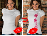 Invisible Patterned Women_s Clothing T_Shirt